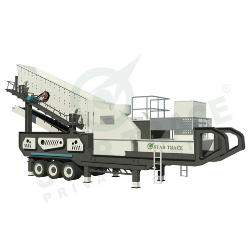 Mobile cone crushing plant